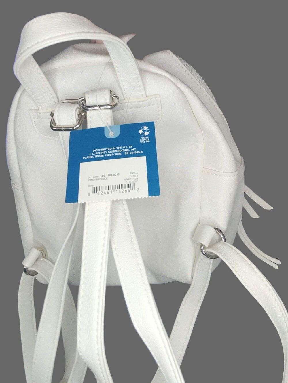 Arizona Jean Co. Small White Panda Backpack - Picture 7 of 7